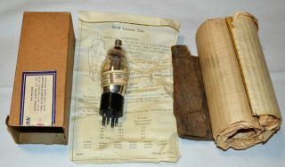 (1) Nos Western Electric 262b Engraved Base Fore 86c Tube Amp