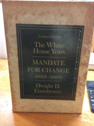 Signed Dwight D.  Eisenhower - Limited Edition - Mandate For Change 1953 - 1956 6