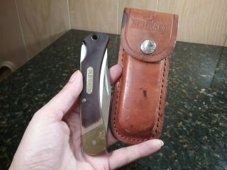 Vintage Schrade,  Usa 6ot Old Timer Folding Lock Blade Pocket Knife W/ Sheath
