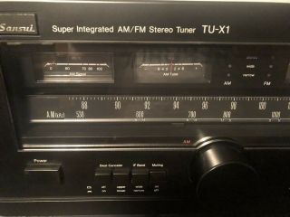 Sansui Au - X1 And TU - X1 Tuner With Am Stereo Decoder 10