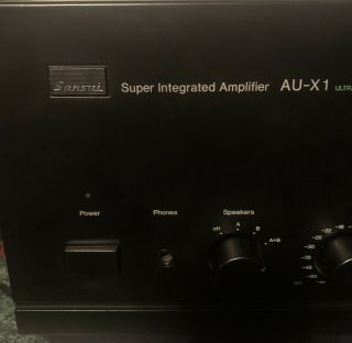 Sansui Au - X1 And TU - X1 Tuner With Am Stereo Decoder 4