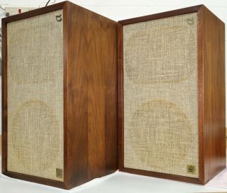 Acoustic Research Ar - 2ax Loudspeaker Pair,  Oil - Wal,  Sn Ax 10962 And Ax 10994,  Ec