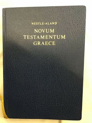 Novum Testamentum Graece - Nestle & Aland - 2001 - Greek - Nt