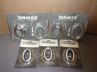 5 Assorted Muffler End Caps For Vintage White Brother Muffler