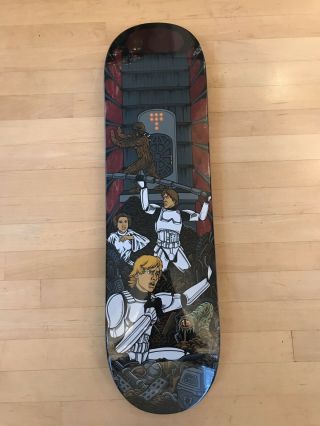 Santa Cruz X Star Wars Trash Compactor Scene Skateboard Deck Rare Collectible