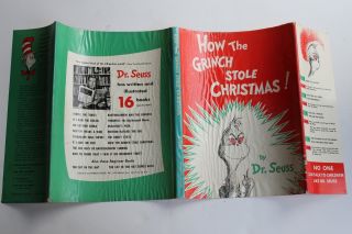 How The Grinch Stole Christmas Dr.  Suess Vintage 1957 1st Ed.  W/ Dust Jacket 5