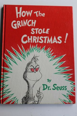 How The Grinch Stole Christmas Dr.  Suess Vintage 1957 1st Ed.  W/ Dust Jacket 6