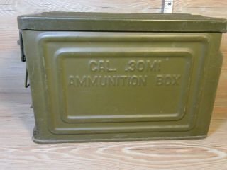 Vtg.  Ammo Ammunition Box Cal.  30 Mi Us Military Type Reeves Ww2 Wwii