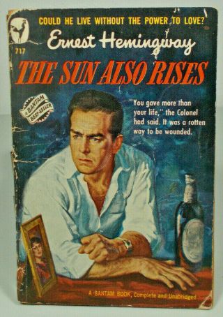 The Sun Also Rises Ernest Hemingway 1949 1st Bantam Vintage (estate)