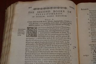 1609 FIRST RHEIMS - DOUAI HOLY BIBLE - FIRST ENGLISH ROMAN CATHOLIC OLD TESTAMENT 10