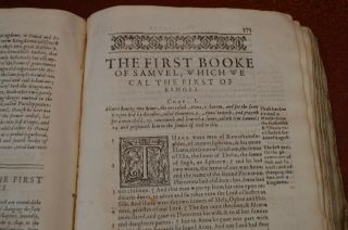 1609 FIRST RHEIMS - DOUAI HOLY BIBLE - FIRST ENGLISH ROMAN CATHOLIC OLD TESTAMENT 9