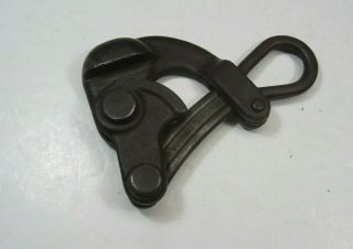Vintage M.  Klein & Sons Chicago Wire Cable Rope Puller Clamp 1604 - 20 6