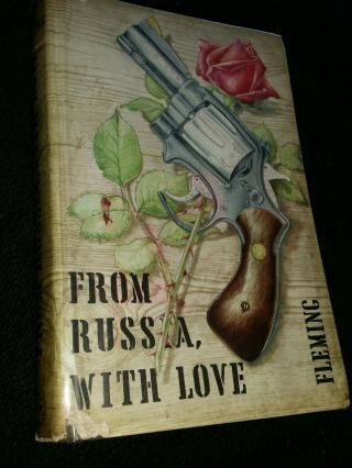 From Russia With Love By Ian Fleming 1966 - Old Library Book