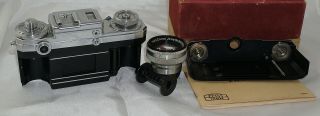 Zeiss Ikon Contax IIIa 35mm Rangefinder Camera w/ Sonnar 50mm Lens in Orig Box 7