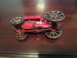 Cast Iron Toy Tractor Bronze Wheels Vintage Hubley or Arcade ? 5 Inchs Long 6