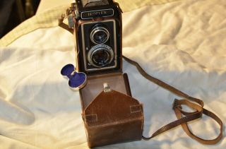Vintage Zeiss Ikon Ikoflex Camera W/ Carl Zeiss Tessar Teronar Lens 1:3.  5 F=75mm