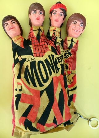 The Monkees Mattel Hand Puppet 1966 Vintage