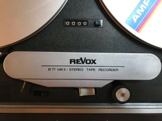Revox B77 MK2 Reel To Reel Recorders 2 Track High Speed 4