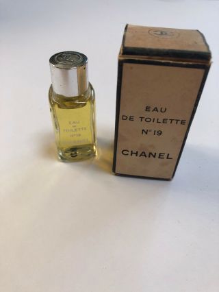 Chanel Sample Perfume Eau De Toilette No 19 Vintage Coco Chanel Karl Lagerfeld