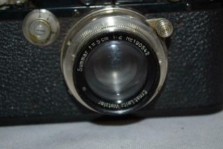 Leica DRP Ernst Leitz Wetzlar 35mm Camera w Leather Case No 114241 3