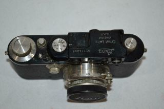 Leica DRP Ernst Leitz Wetzlar 35mm Camera w Leather Case No 114241 4