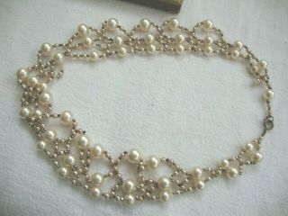 Vintage Jewellery Wedding Necklace 1940 