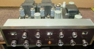 H.  H.  Scott LK - 72 Tube Integrated Amp (7591 outputs,  wood case) 3