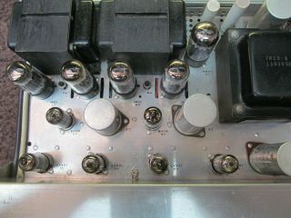 H.  H.  Scott LK - 72 Tube Integrated Amp (7591 outputs,  wood case) 6