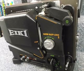 EIKI SL - 0 16mm Slot Load Film Projector / Case - 6