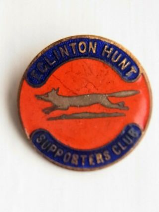 Hunting Eglinton Hunt Sc Vintage Badge
