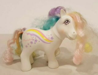 My Little Pony G1 Rainbow Curl Raincurl Hasbro 1984 White Curly Mane Mlp Vintage