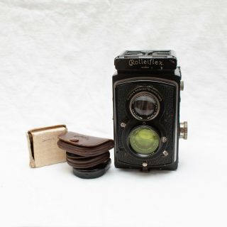 Rolleiflex Old Standard K2 622 Tlr Camera W/ 75mm F3.  5 Mirror &