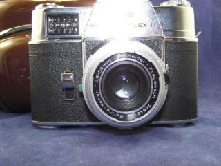 Vintage Kodak Retina Reflex III 35mm Camera Retina - Xenar 2.  8/50mm Lens & Case 4