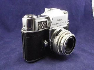 Vintage Kodak Retina Reflex III 35mm Camera Retina - Xenar 2.  8/50mm Lens & Case 6