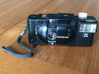 Olympus Xa 35mm Rangefinder Camera With A11 Flash And Usa Seller