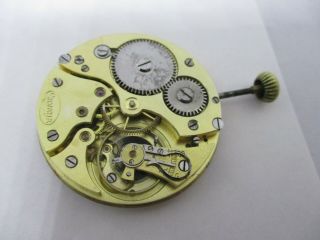 The Mechanism Of The Silvana Pocket Watch Is In.  For Repair Or