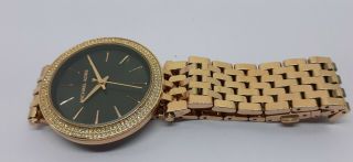 VINTAGE Women ' s MICHAEL KORS MK - 3402 Rose Gold Tone Quartz Wrist Watch 6