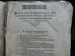 HOLINSHED CHRONICLE 1577 HISTORY BRITAIN ENGLAND IRELAND Black Letter WOODCUTS 12