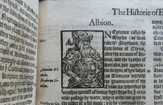 HOLINSHED CHRONICLE 1577 HISTORY BRITAIN ENGLAND IRELAND Black Letter WOODCUTS 7