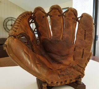 Roger Maris Spalding Usa Professional Model Vintage Baseball Glove
