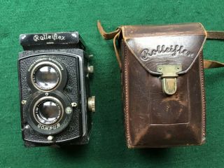 Antique Rolleiflex Camera Franke & Heidecke - Braun Scheig