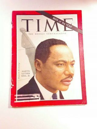 Vintage 1964 Time Martin Luther King Jr