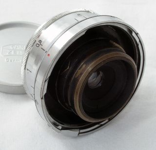 Zeiss Orthometar 35mm/4.  5 for Contax II and III,  with caps - scarce 2
