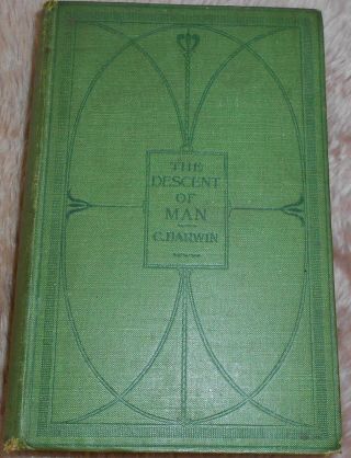 1906 Descent Of Man & Selection By Charles Darwin Antiquarian Natural History
