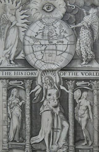 Sir Walter Raleigh 1621 History World Battle Plans Maps Mythology Arabia Table