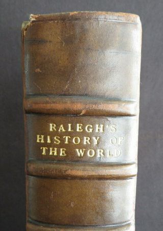 Sir WALTER RALEIGH 1621 HISTORY WORLD Battle Plans MAPS Mythology ARABIA Table 2