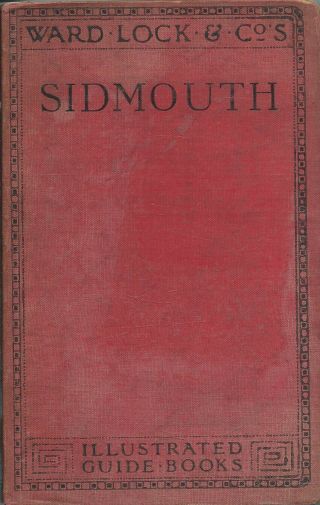 Very Early Ward Lock Red Guide - Sidmouth (devon) - 1903/04 - 2nd Edition - Rare