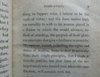 MARY WOLLSTONECRAFT 1792 VINDICATION RIGHTS of WOMAN 1st PHILOSOPHY Suffrage 6