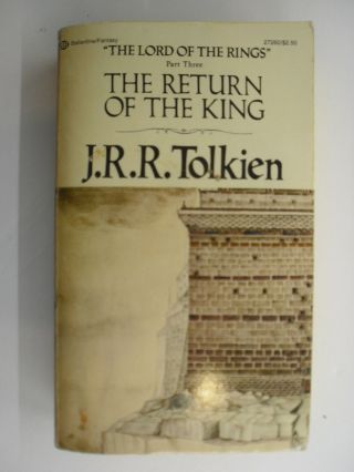 The Return Of The King,  J R R Tolkien,  Lord Of The Rings,  Ballantine Pb,  1978