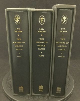 The History Of Middle Earth 3 Volumes J R R Tolkien Harpercollins Deluxe Collect